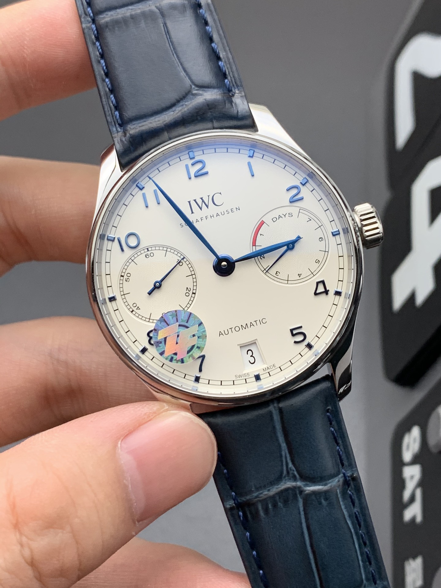 IWC 白面蓝针葡七