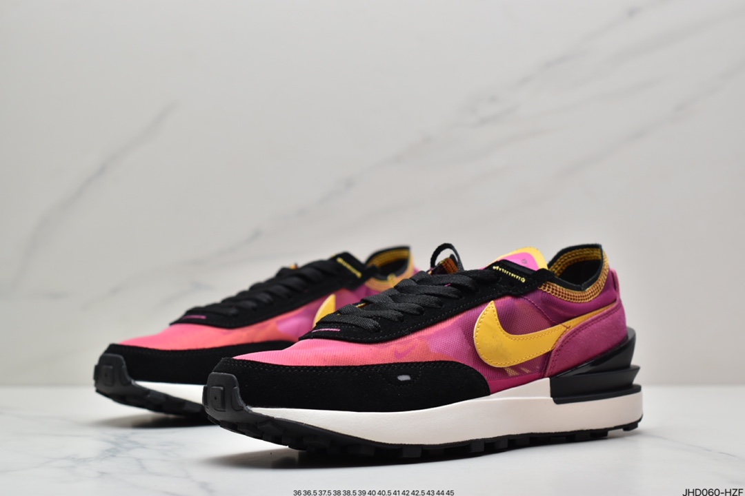 190 全新耐克Nike Waffle One”Electric Green/Black”DA7995-600