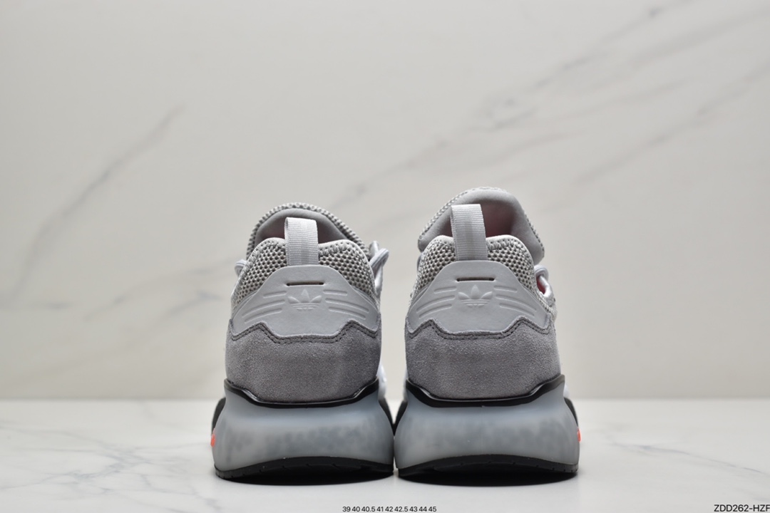 230 阿迪达斯Adidas Originals ZX 2K Boost 全新爆米花缓震休闲运动跑鞋 H67573