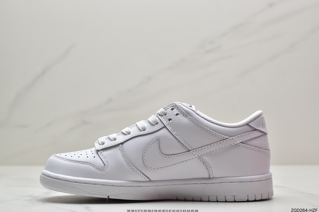 290 耐克Nike Dunk Low ”Triple White”纯白配色DD1503-109