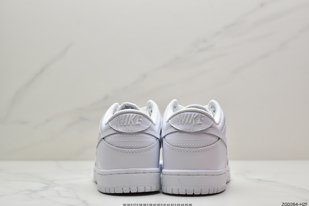 290 耐克Nike Dunk Low ”Triple White”纯白配色DD1503-109