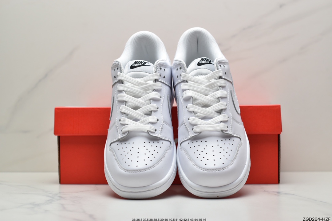 290 耐克Nike Dunk Low ”Triple White”纯白配色DD1503-109