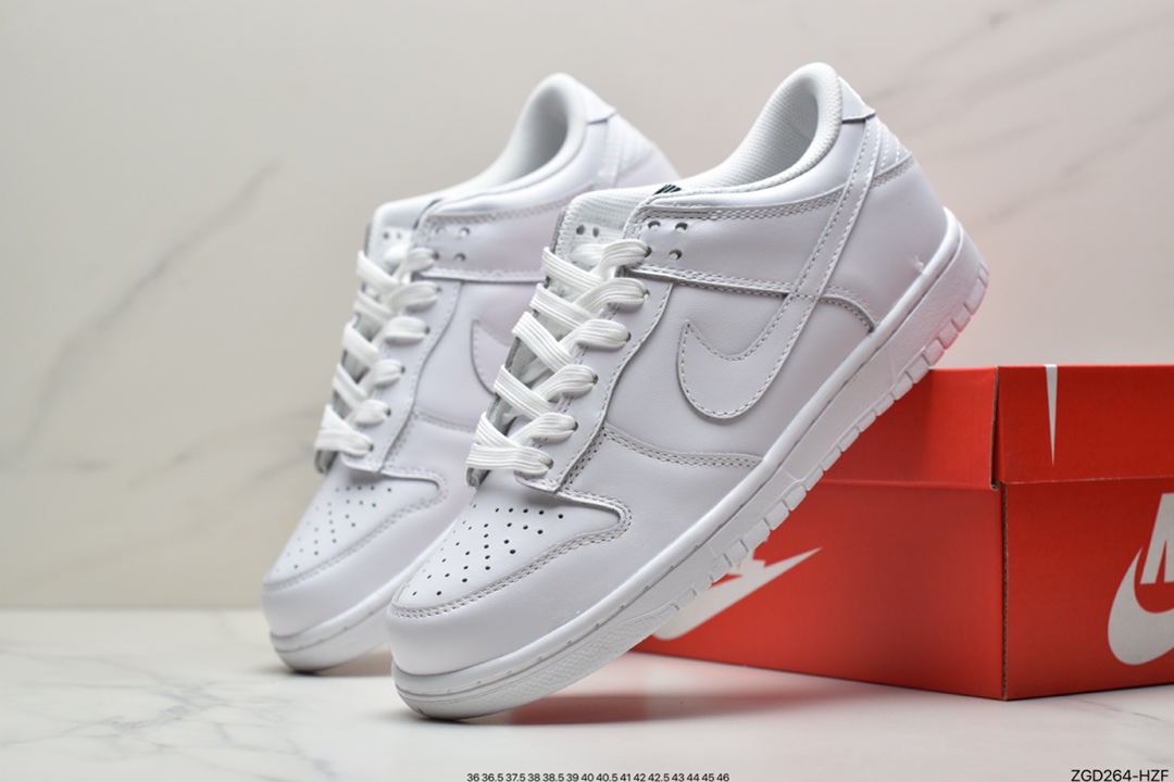 290 耐克Nike Dunk Low ”Triple White”纯白配色DD1503-109
