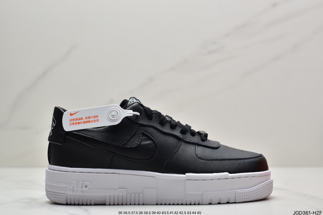 180 耐克Nike Air Force 1Pxel ”Mint Gren”黑白解构  CK6649-001