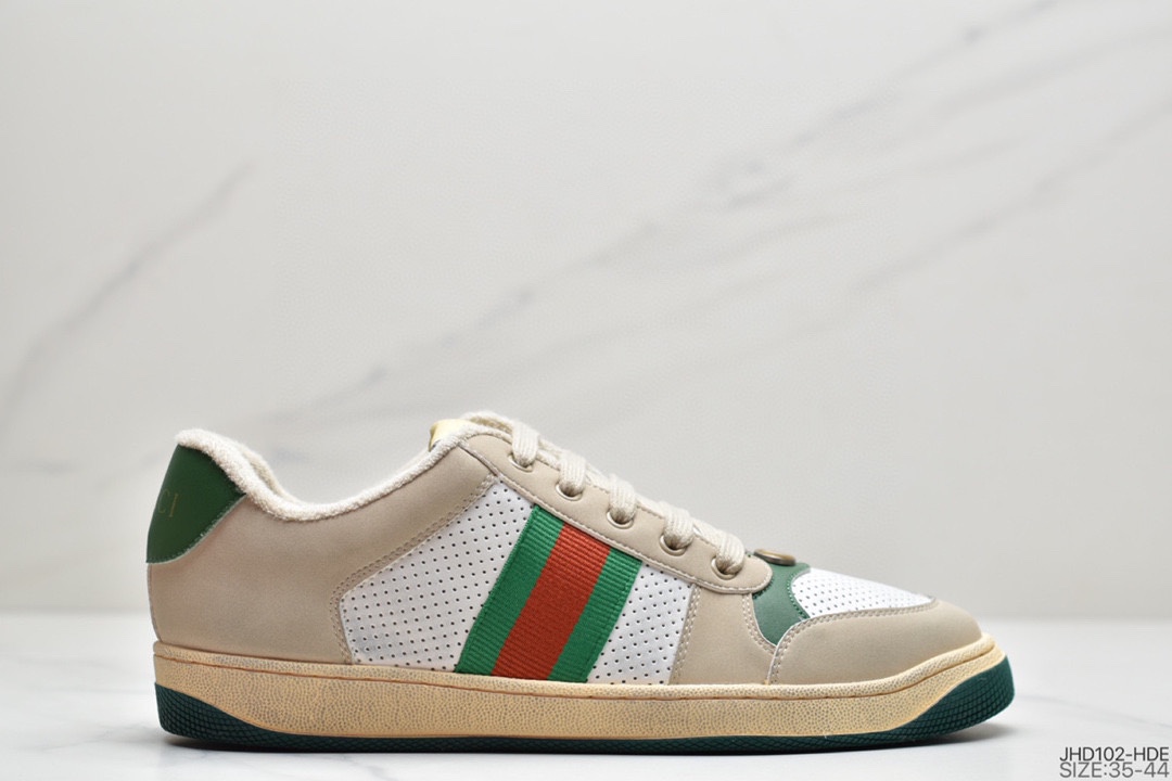 190 Gucci Distressed Screener sneaker 古驰小脏鞋系列 官方同步