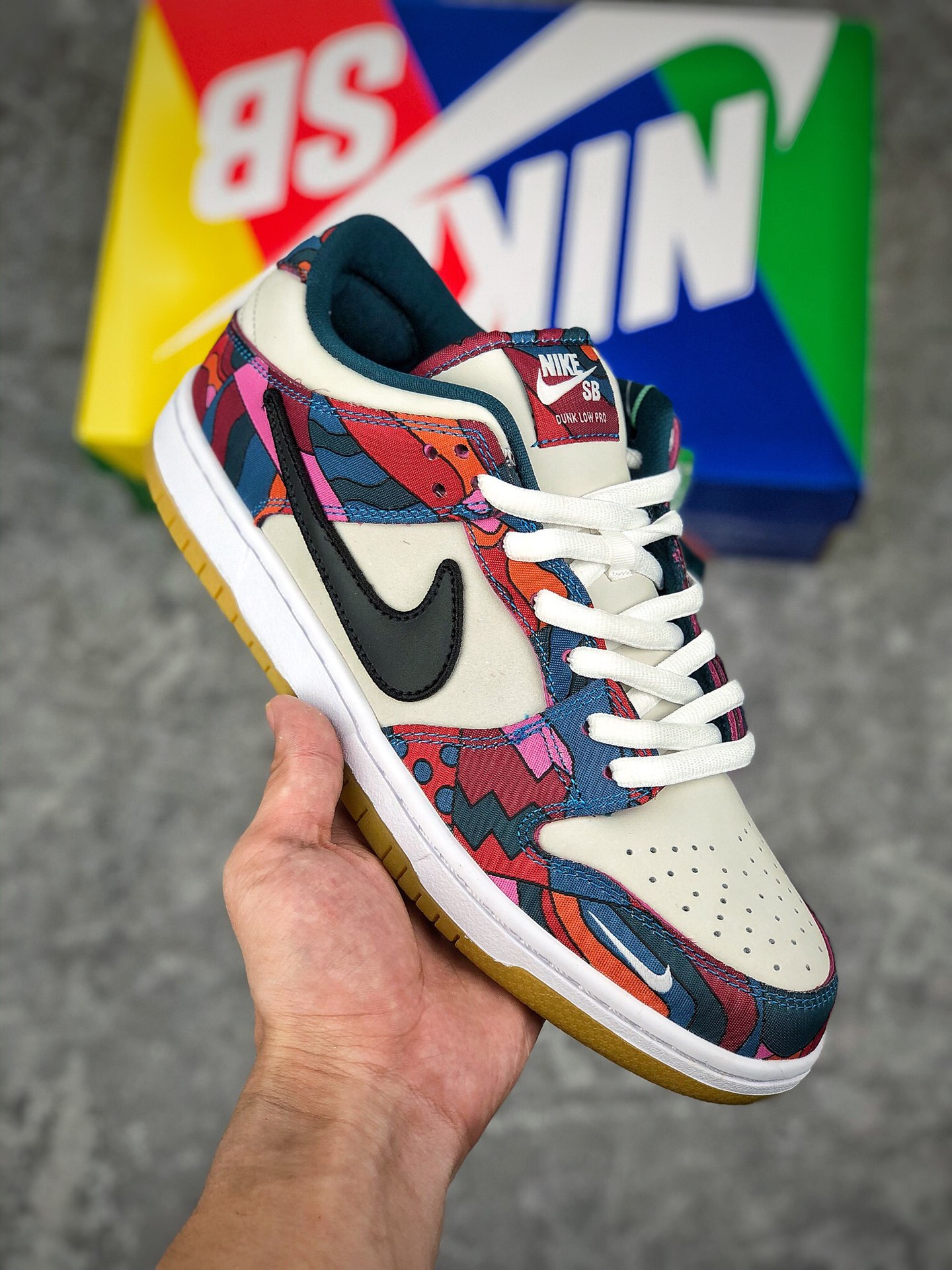   核心放店
2021Fw秋冬全新联名，再度携手荷兰街头品牌Parra x Nike SB Dunk Low