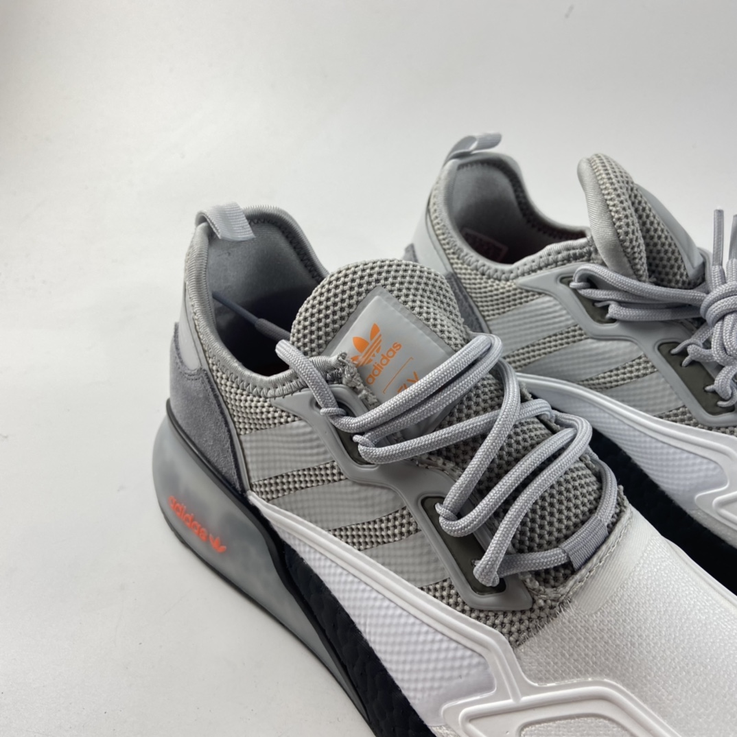 P220   Ad ZX 2K Boost 网纱针织呼吸面套脚休闲运动慢跑鞋 H67573
