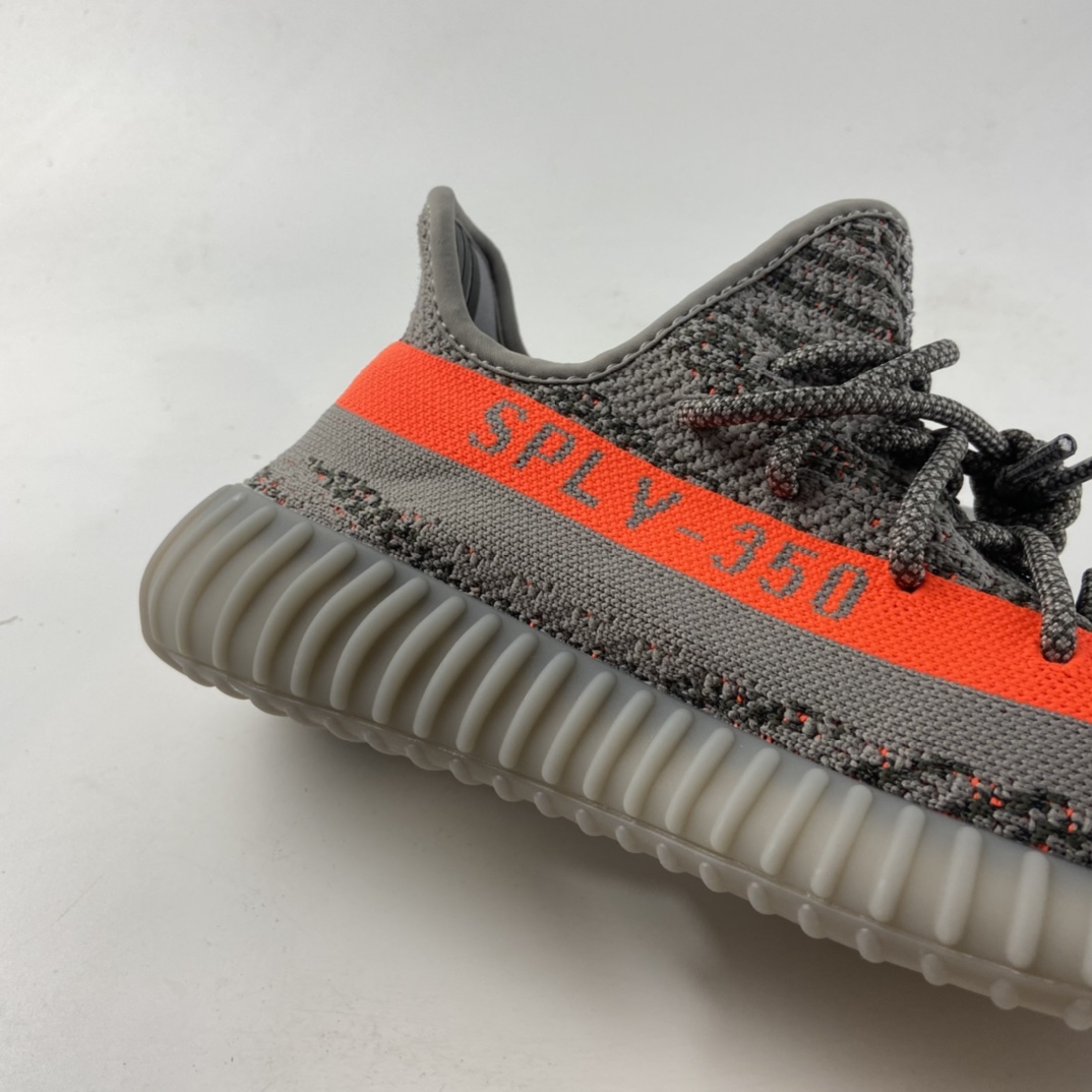 P200  联乘侃爷Kanye West x Ad Yeezy Boost 350 V2”Beluga/Reflectiv”百搭轻便爆米花中底休闲运动慢跑鞋“初代灰橙满天星”GW1229