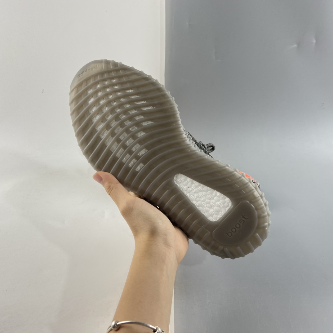 P200  联乘侃爷Kanye West x Ad Yeezy Boost 350 V2”Beluga/Reflectiv”百搭轻便爆米花中底休闲运动慢跑鞋“初代灰橙满天星”GW1229