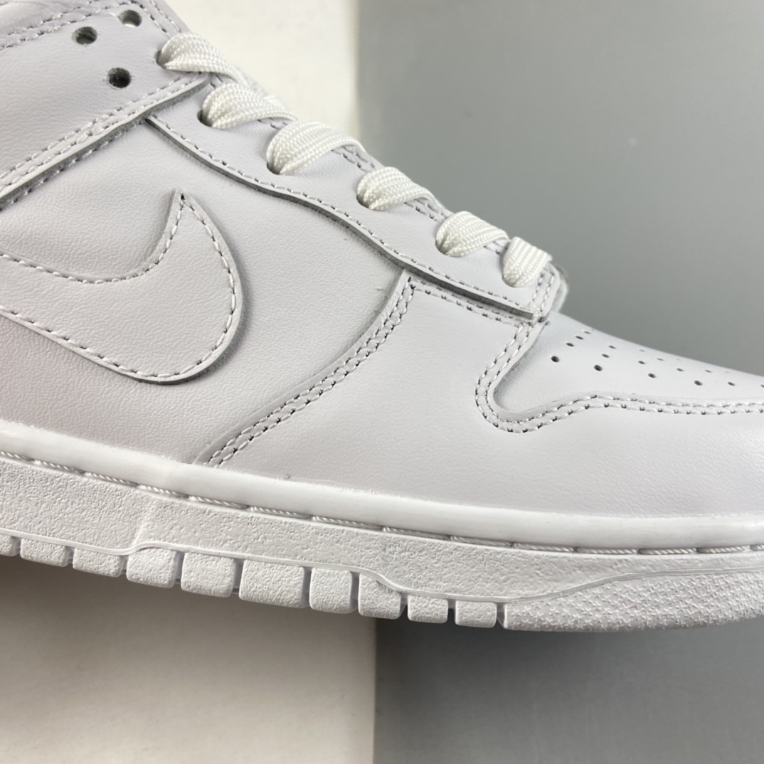 P300  Nike SB Dunk Low Prm 纯白配色SB扣碎篮板时尚休闲板鞋 DD1503-109