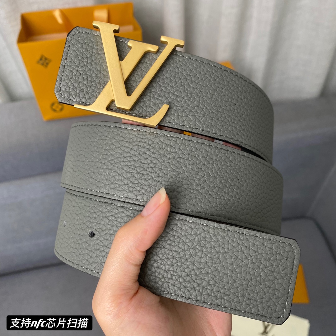 Louis Vuitton Belts Calfskin Cowhide