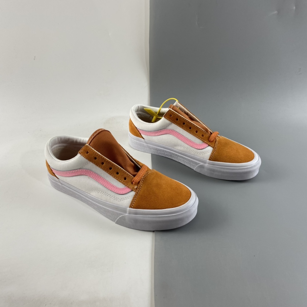 P150  Vans Old Skool 范斯官方橘子汽水低帮帆布鞋 VN0A38G19XE