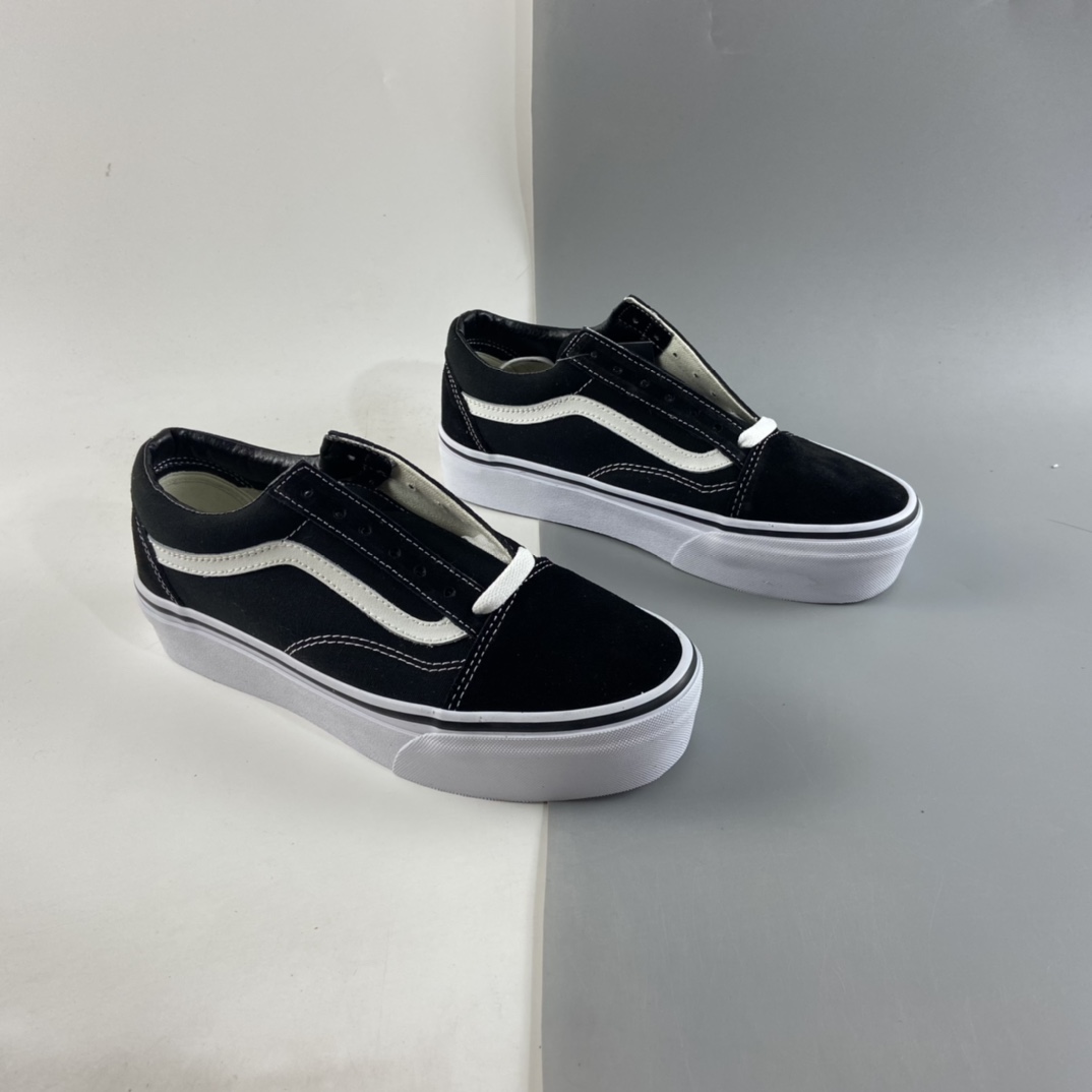 P140  Vans Old Skool Platform 万斯厚底经典OS 白黑 VN0A3B3UY28