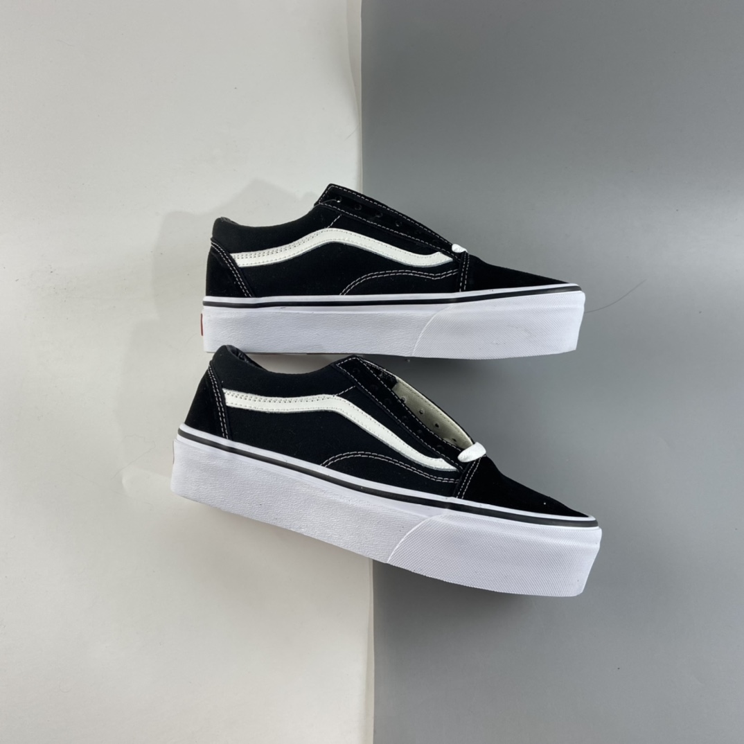 P140  Vans Old Skool Platform 万斯厚底经典OS 白黑 VN0A3B3UY28