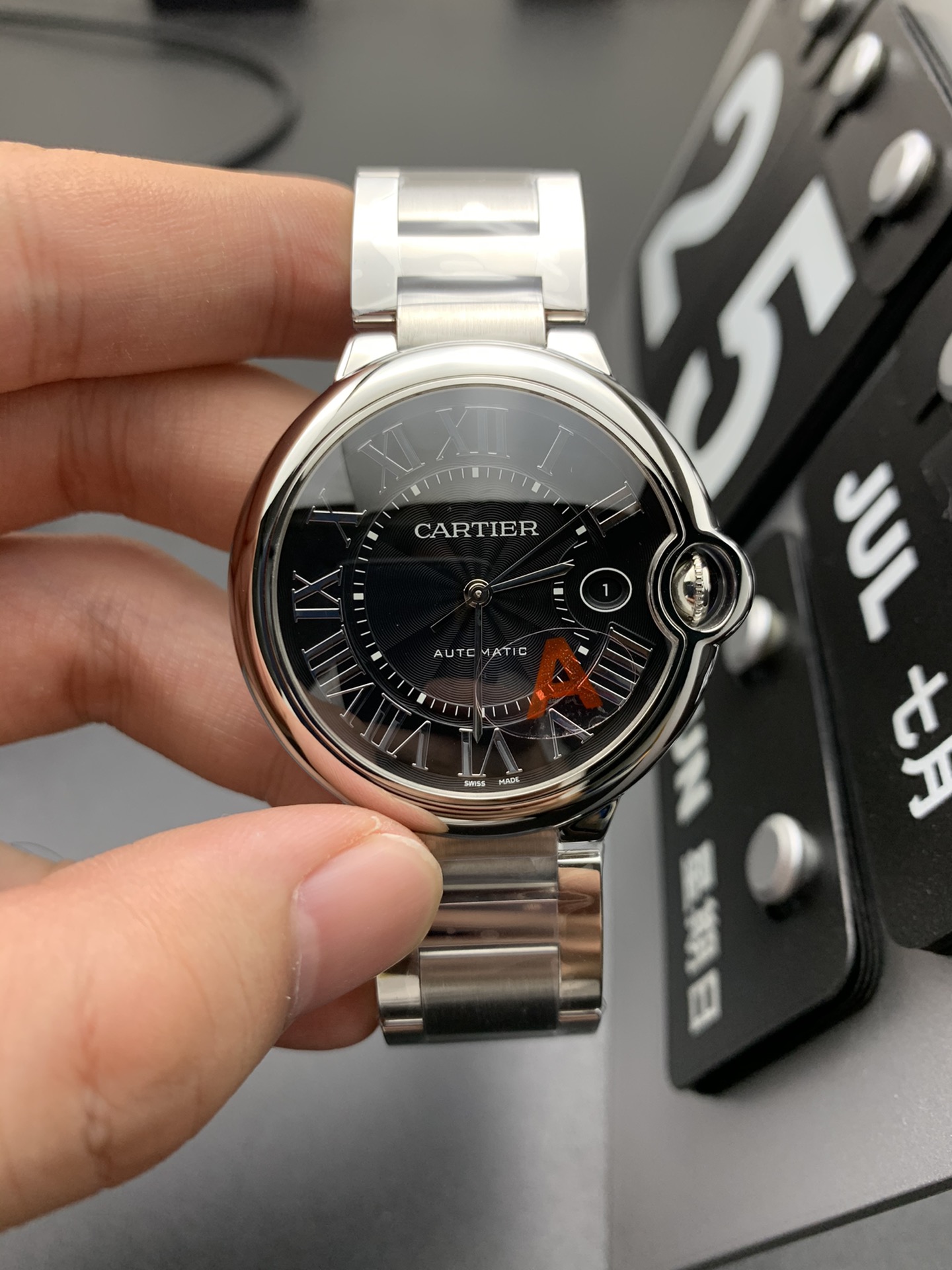 Cartier V6 黑面 球