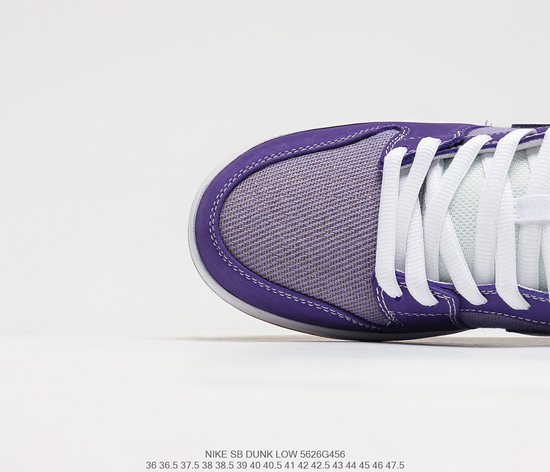320 Nike SB Dunk Low PRO”Lavender White”扣篮系列低帮休闲运动滑板板鞋“薰衣草紫白橙标”DA9658-500