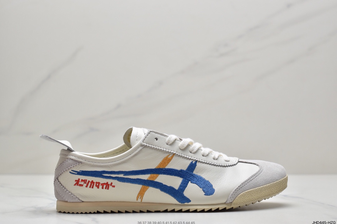 190  Asics Onitsuka tiger 鬼冢虎手工鞋亚瑟士鬼冢虎专柜正品头层小羊皮