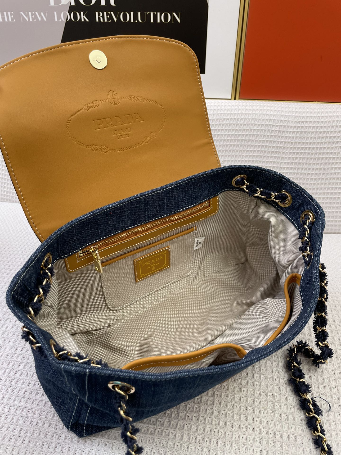 320  Prada 宝藏级中古系列 牛仔流浪包