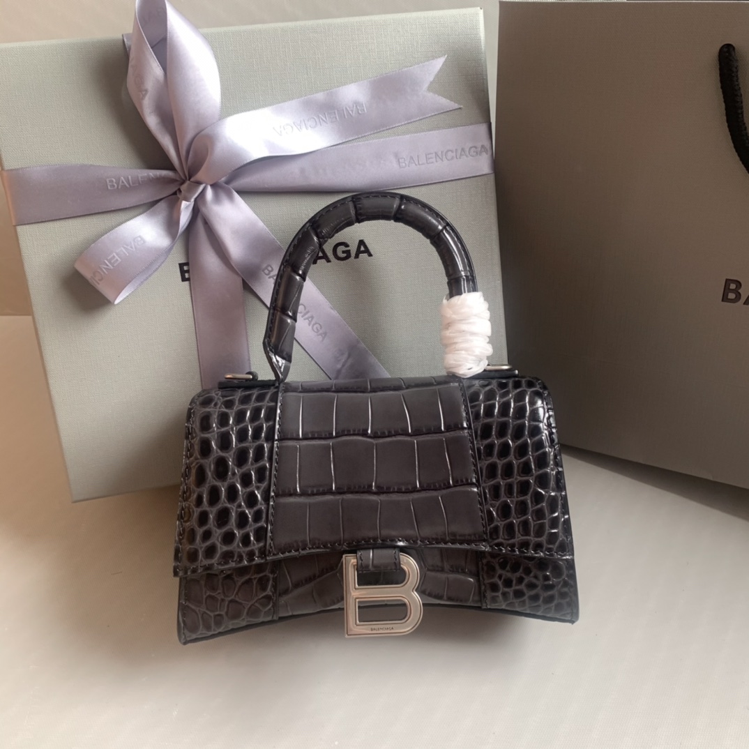 Balenciaga Borsette Borse Hourglass Grigio