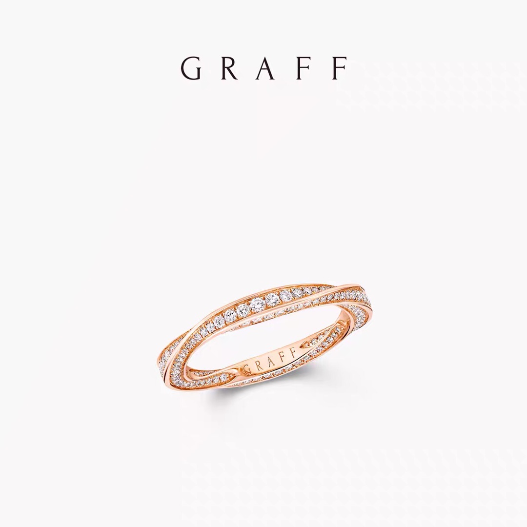 NO:102883,Graf Full Diamond Twist Flower Ring S925 Sterling Silver Diamond Ring Seiko Version With Logo Number #6/7/8# Platinum and Champagne Gold, Graf, ring, pure silver19860909格拉芙 满钻扭花戒指S925纯银材质钻戒精工版本 带logo码数#6/7/8# 白金色和香槟金色,格拉芙,ring,pure silver,Jewelry