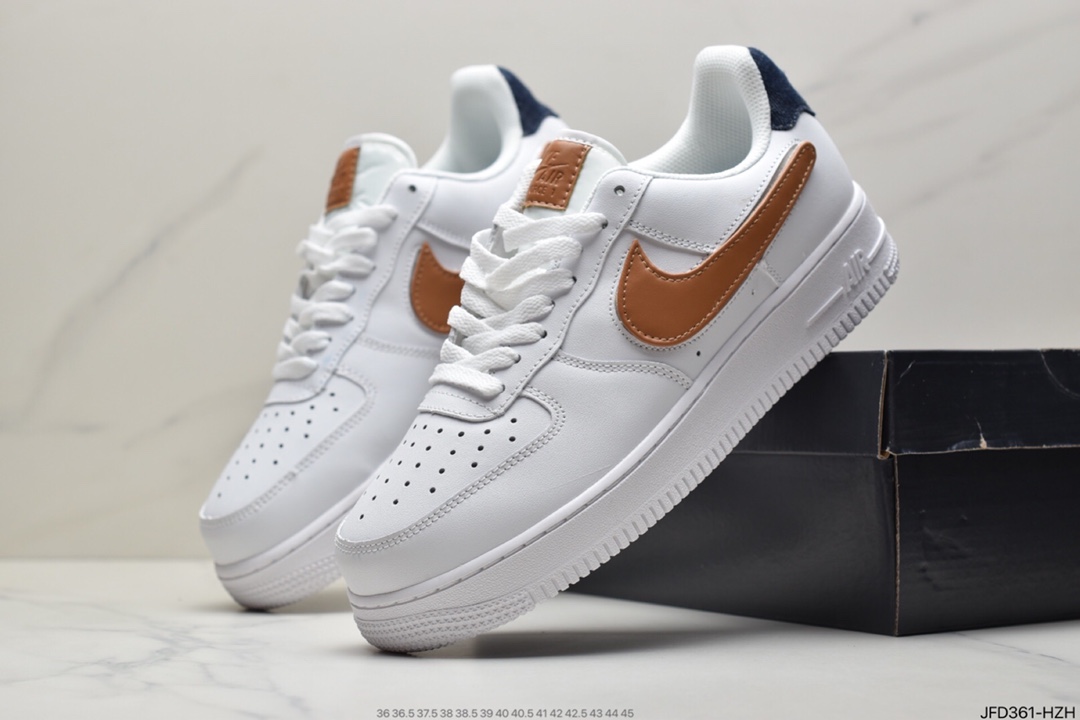 170 耐克Nike Air Force 1 Low 白红帆布布纱面 空军一号低帮百搭休闲运动板鞋CT2253-100