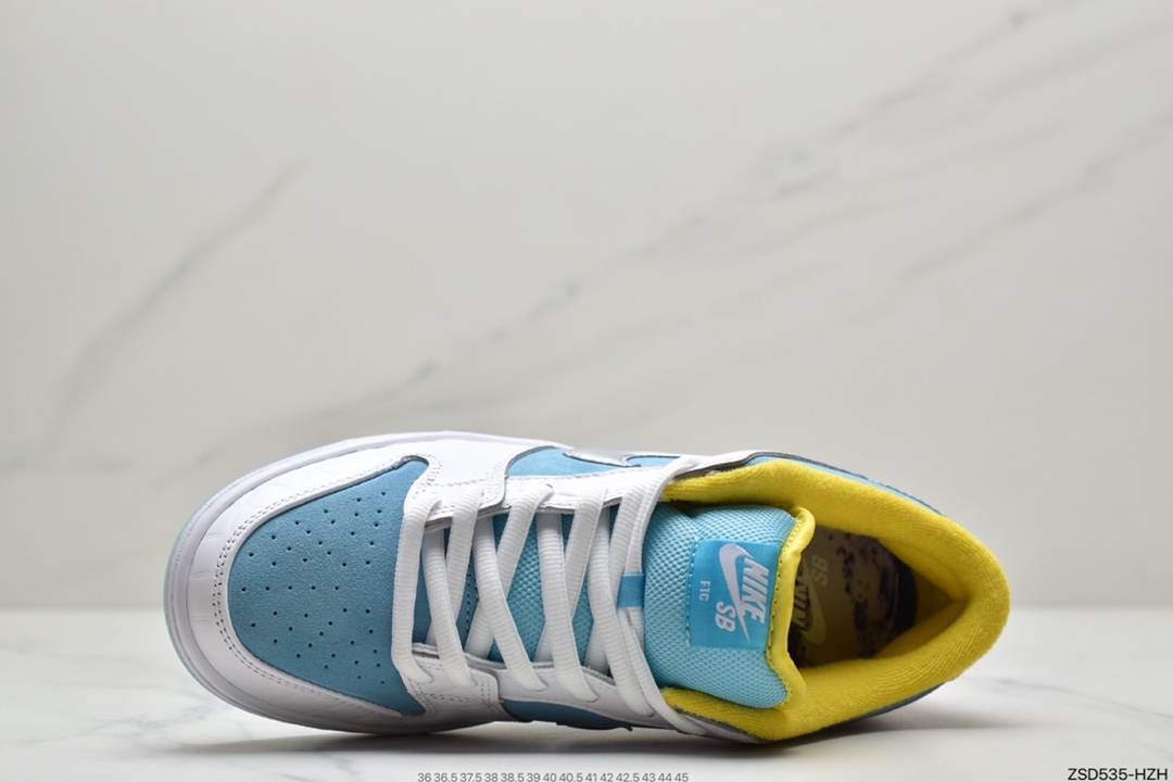 320 耐克FTC x Nike SB Dunk Low Pro Fz.白蓝银 DH7687-400