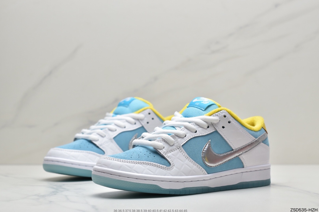 320 耐克FTC x Nike SB Dunk Low Pro Fz.白蓝银 DH7687-400