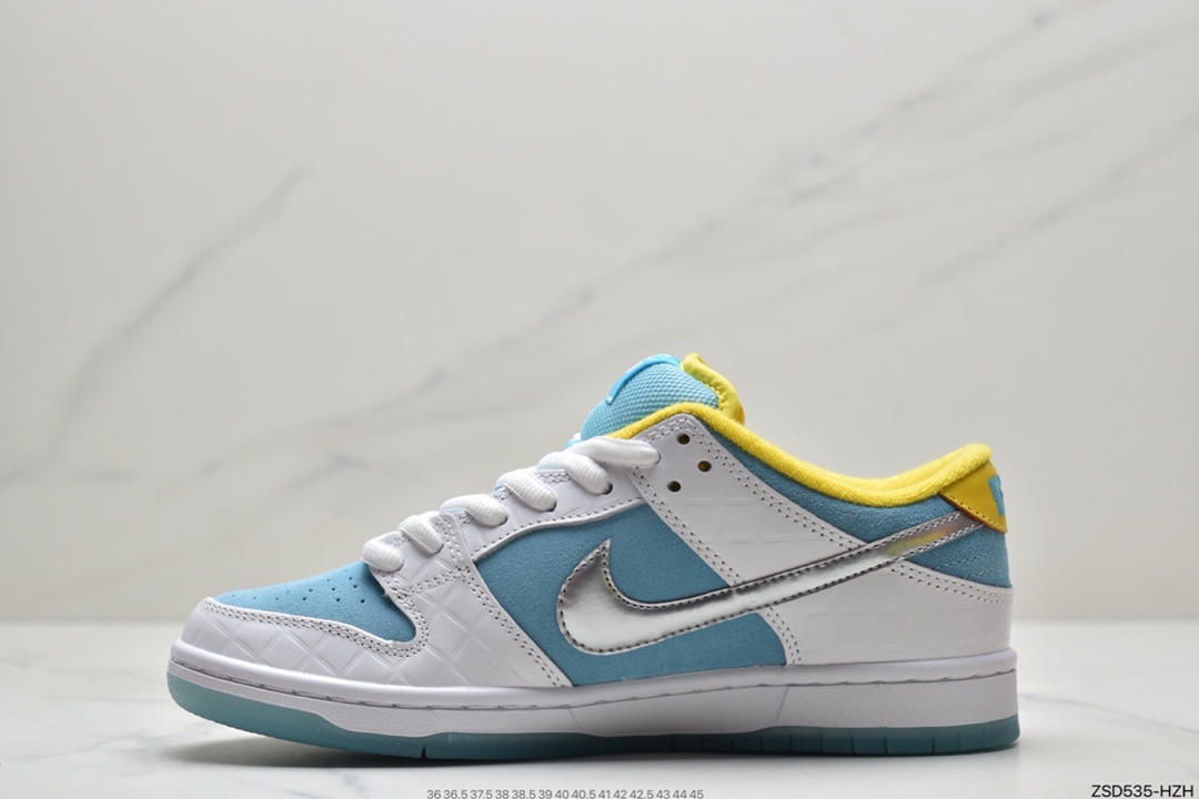 320 耐克FTC x Nike SB Dunk Low Pro Fz.白蓝银 DH7687-400