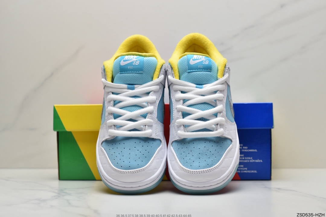 320 耐克FTC x Nike SB Dunk Low Pro Fz.白蓝银 DH7687-400