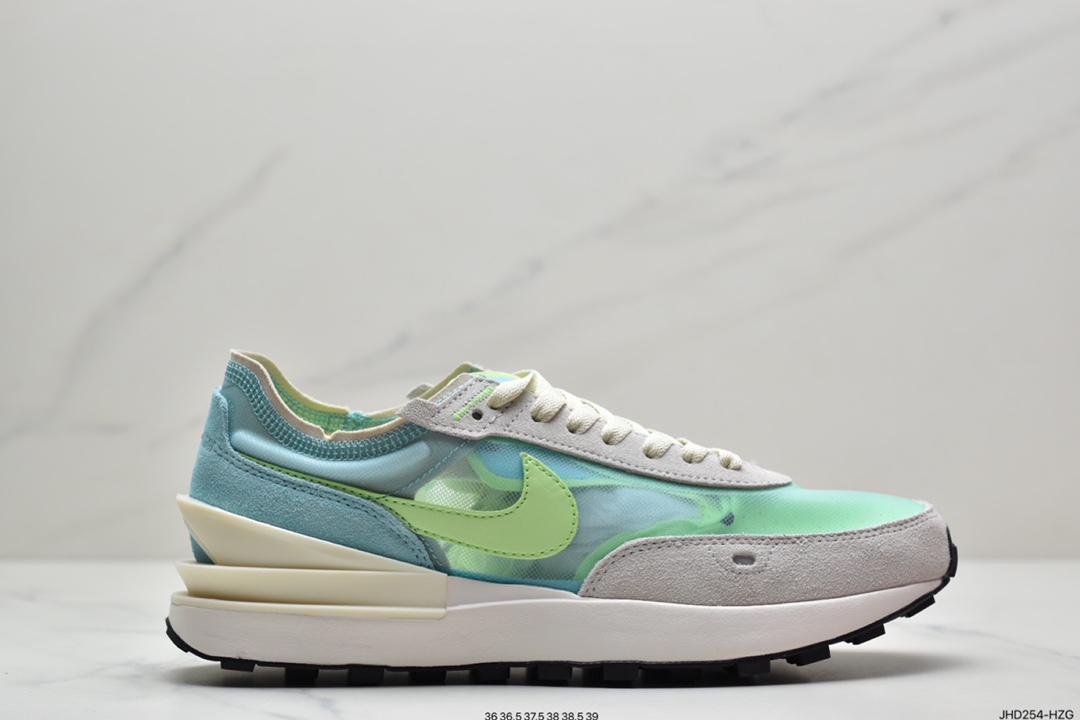 190  耐克Nike Waffle One Summit White 网面透气休闲跑步鞋DC2533-101