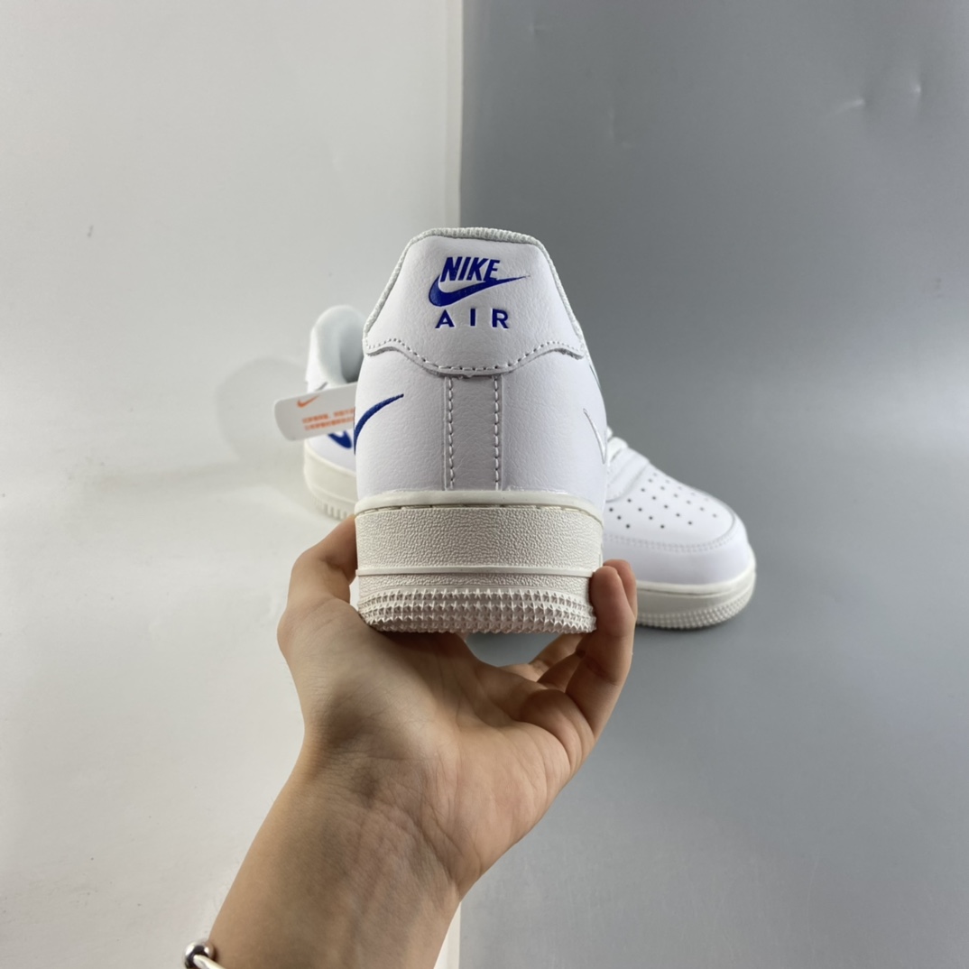 P200  Nk Air Force 1 Low ”Multi Swoosh” 空军一号全白多彩勾低帮休闲板鞋 DM9096-101