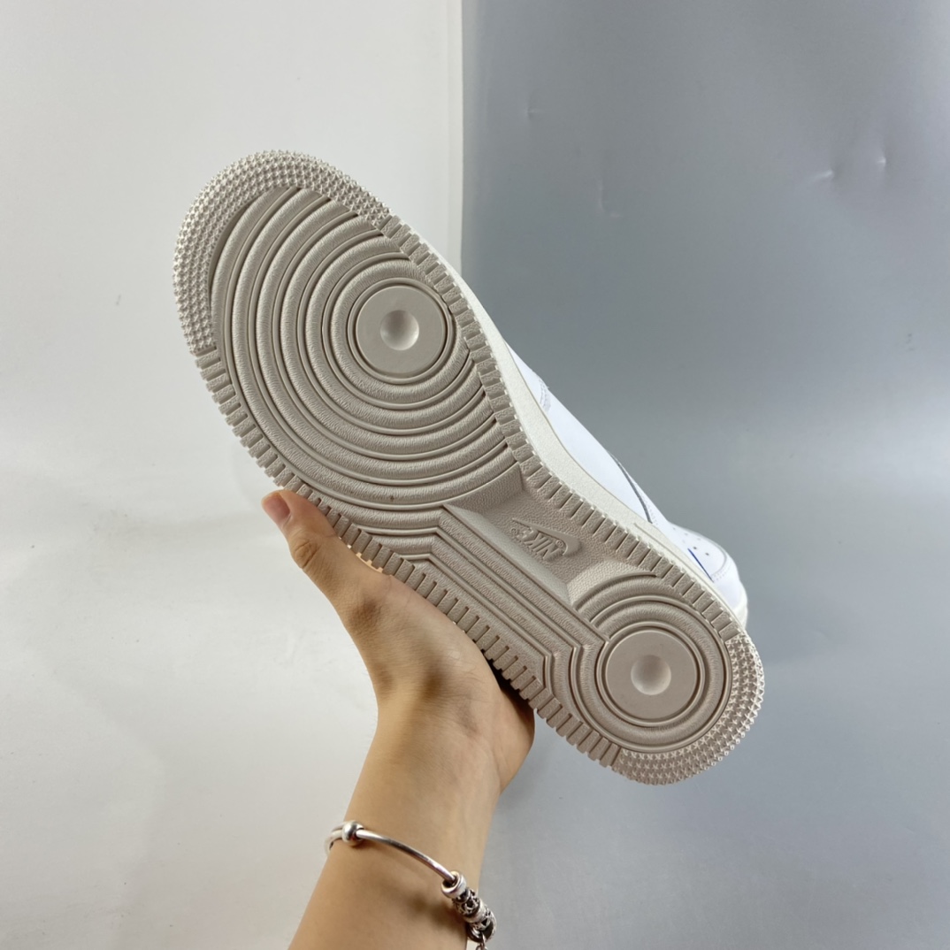 P200  Nk Air Force 1 Low ”Multi Swoosh” 空军一号全白多彩勾低帮休闲板鞋 DM9096-101