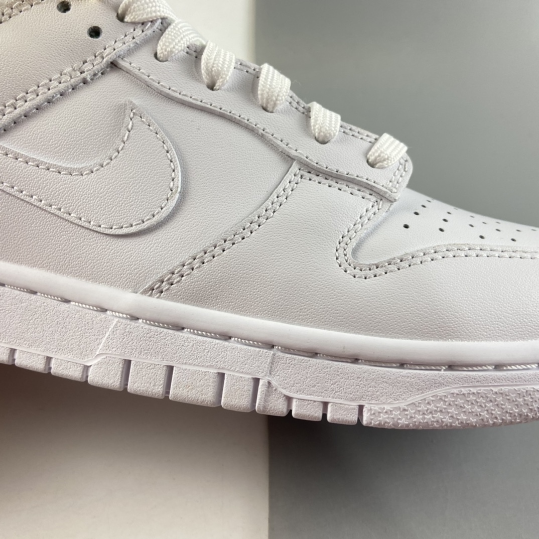 P320  Nike SB Dunk Low Prm 纯白配色SB扣碎篮板时尚休闲板鞋 DD1503-109