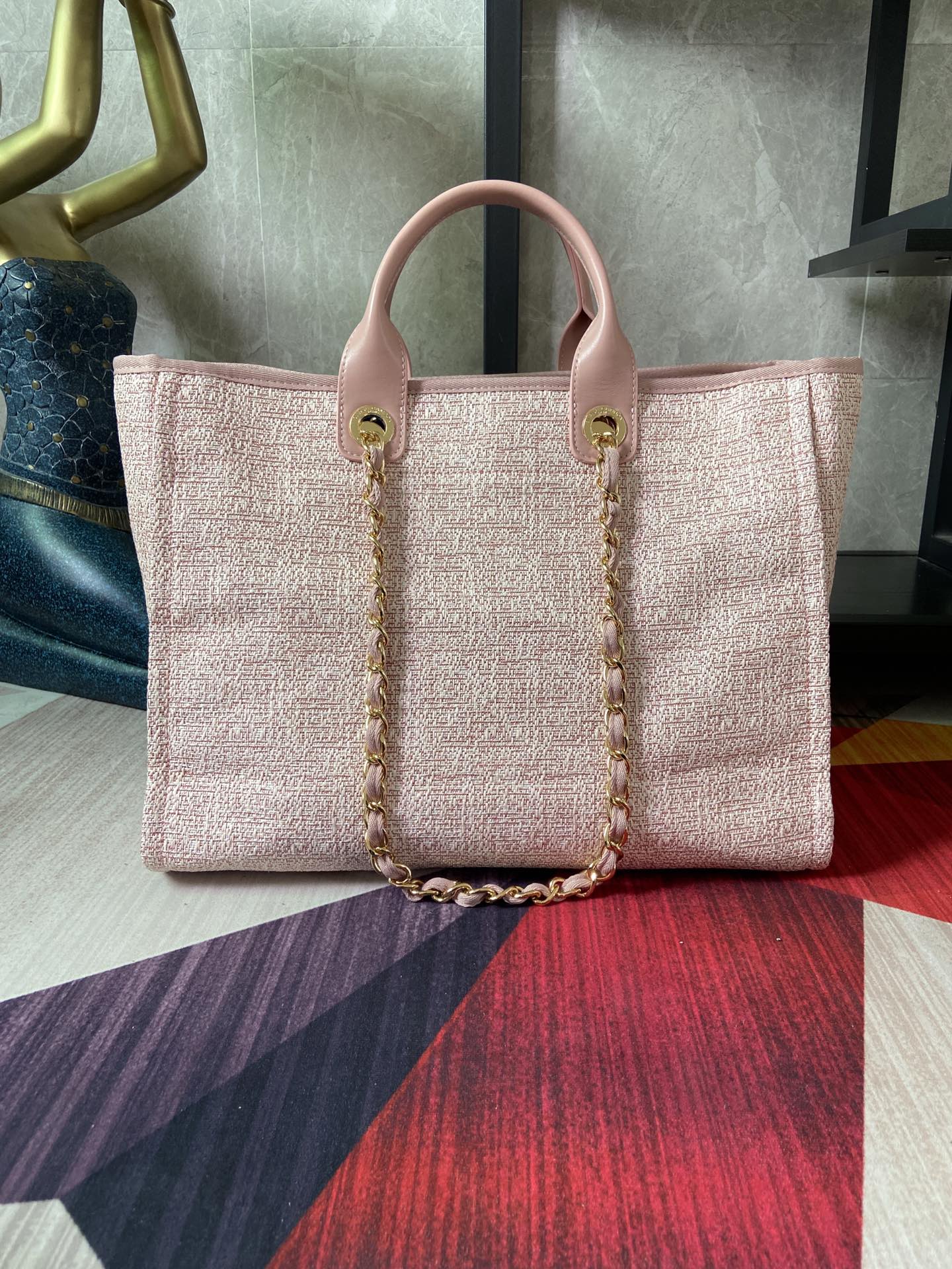 ️💕CHANEL 66941 #大号沙滩牛仔帆布包🍎chanel d 2