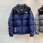The North Face Clothing Down Jacket Embroidery Unisex Fall/Winter Collection