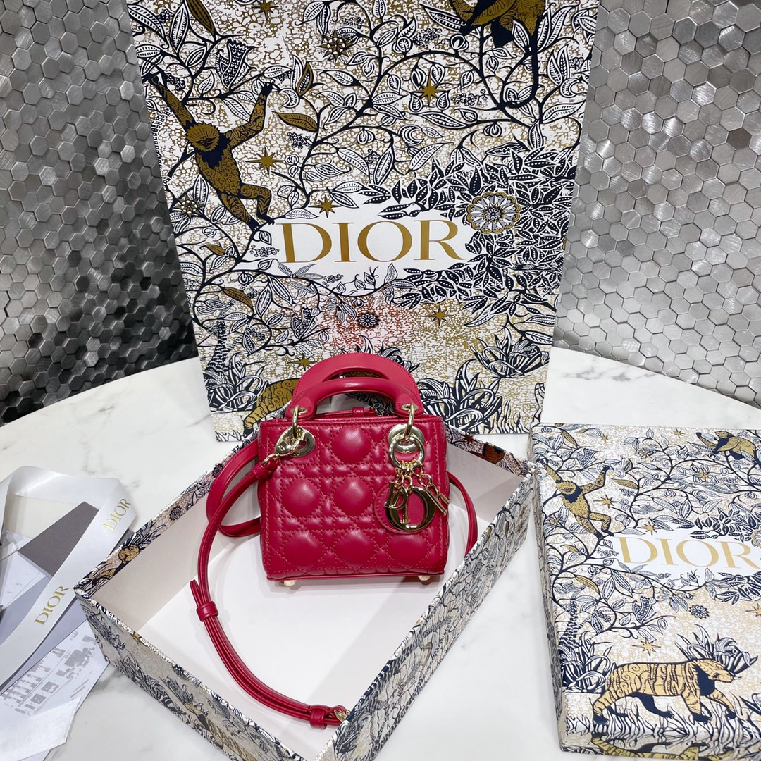 Dior Bags Handbags Sheepskin Lady Mini