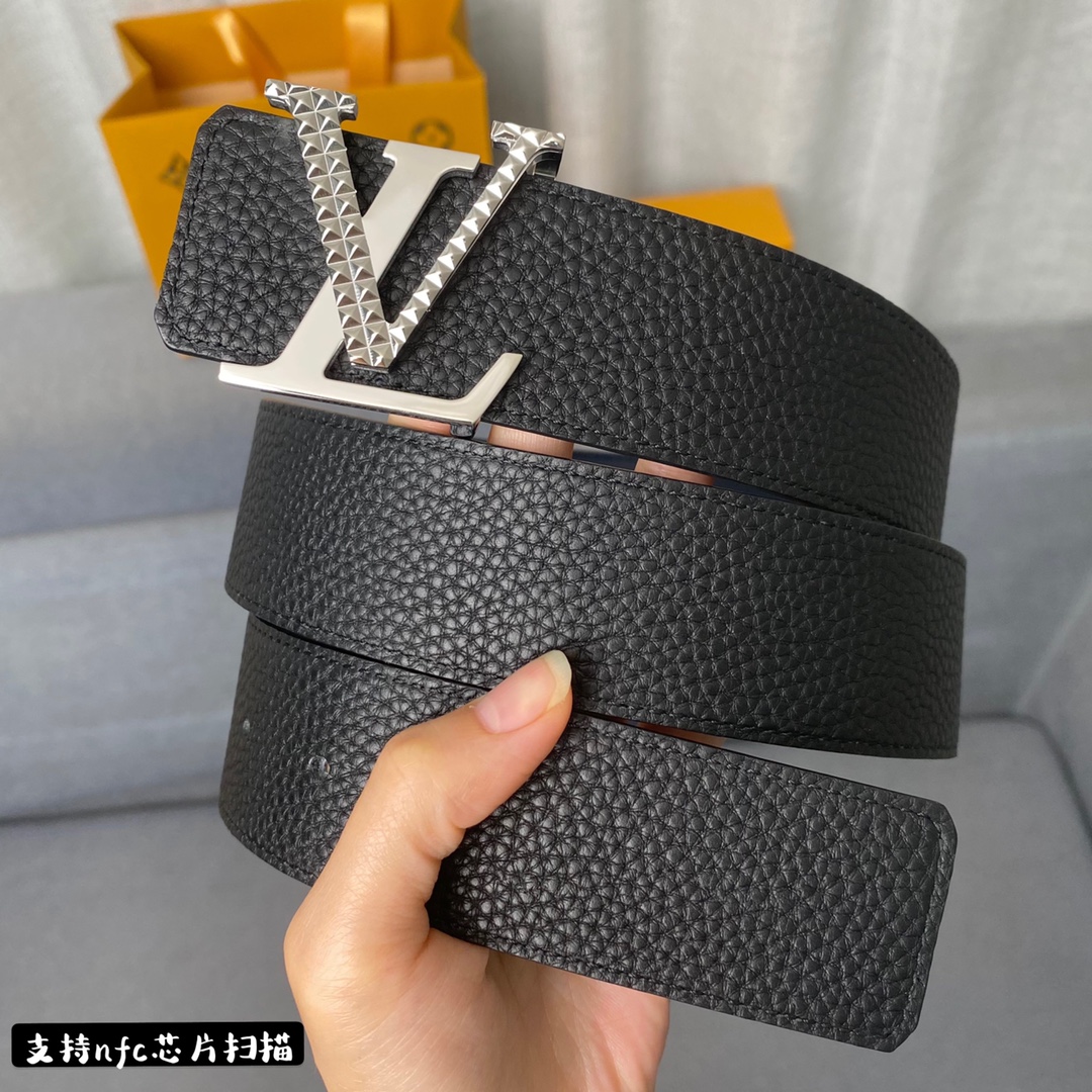 Louis Vuitton Belts Calfskin Cowhide