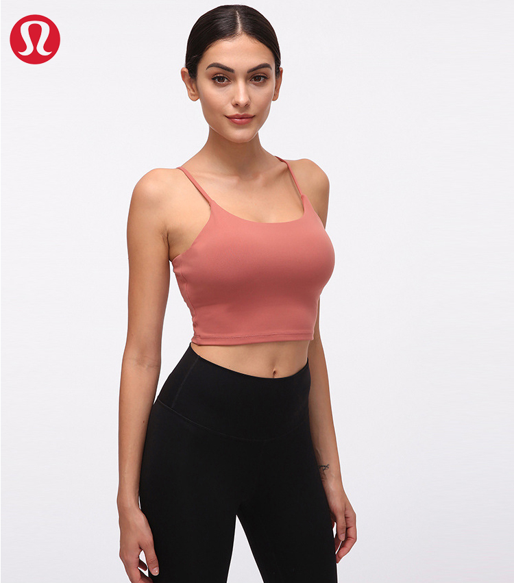 Lululemon tank yoga coral pink