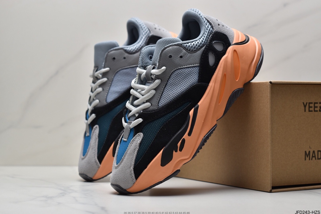 170 阿迪YEEZY Boost 700 侃爷椰子 3M反光 复古老爹鞋GW0296