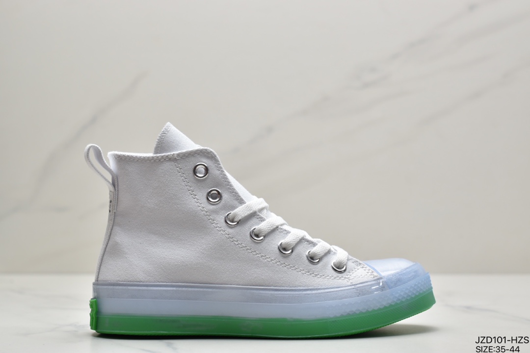 140 匡威/Converse Chuck Taylor All Star CX果冻透明水晶底高帮167807C 167808C 167809C