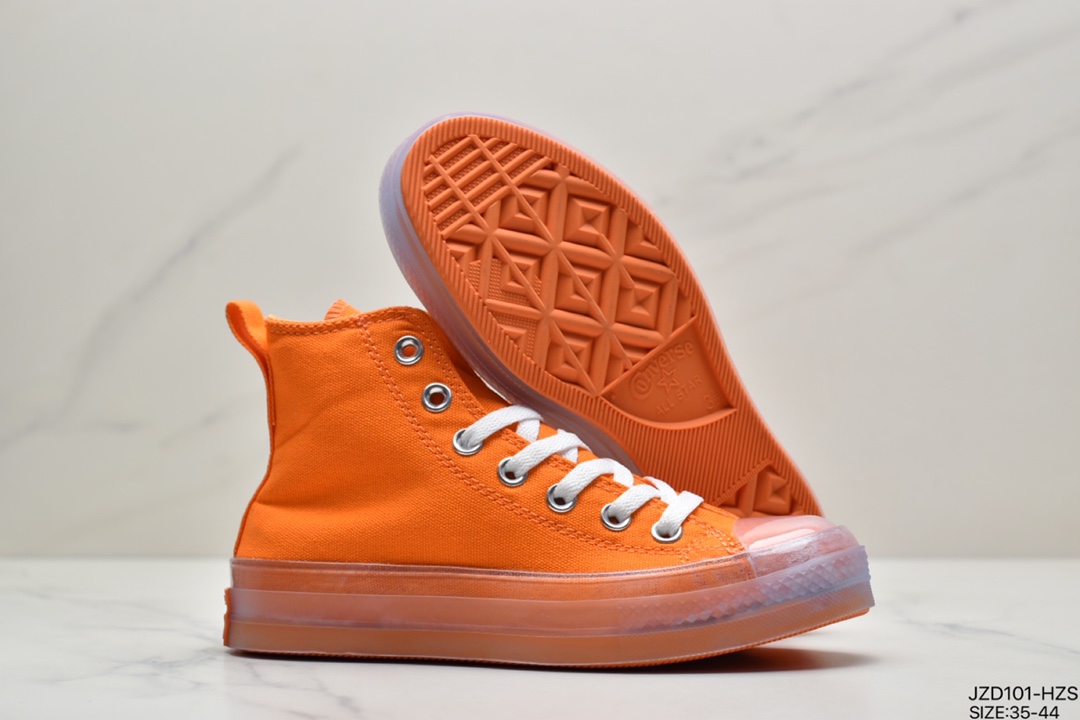 140 匡威/Converse Chuck Taylor All Star CX果冻透明水晶底高帮167807C 167808C 167809C