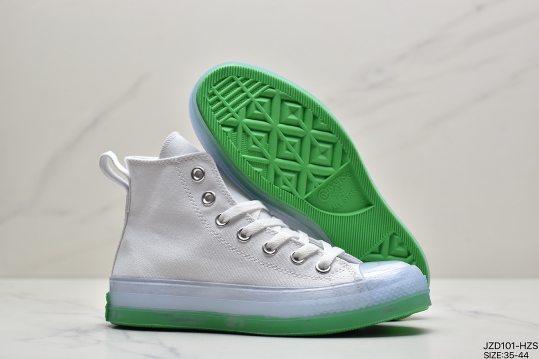 140 匡威/Converse Chuck Taylor All Star CX果冻透明水晶底高帮167807C 167808C 167809C