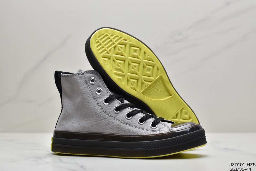 140 匡威/Converse Chuck Taylor All Star CX果冻透明水晶底高帮167807C 167808C 167809C