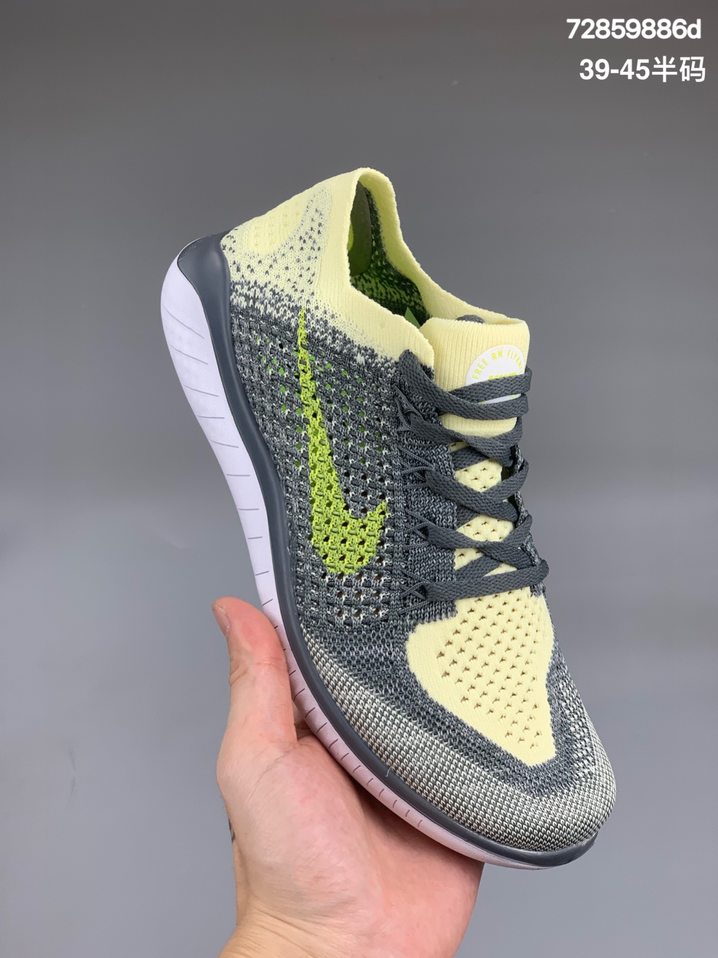 
耐克Nike Free RN Flyknit 2018 赤足二代轻跑鞋 质感新焕升级，专为短打跑造#鞋如面袜般子柔贴软合，结合性弹沙线，赋双予足众出的紧包密覆效果。 
尺码：39 40 40.5 41 42 42.5 43 44 44.5 45
货号：942839
编码:72859886d