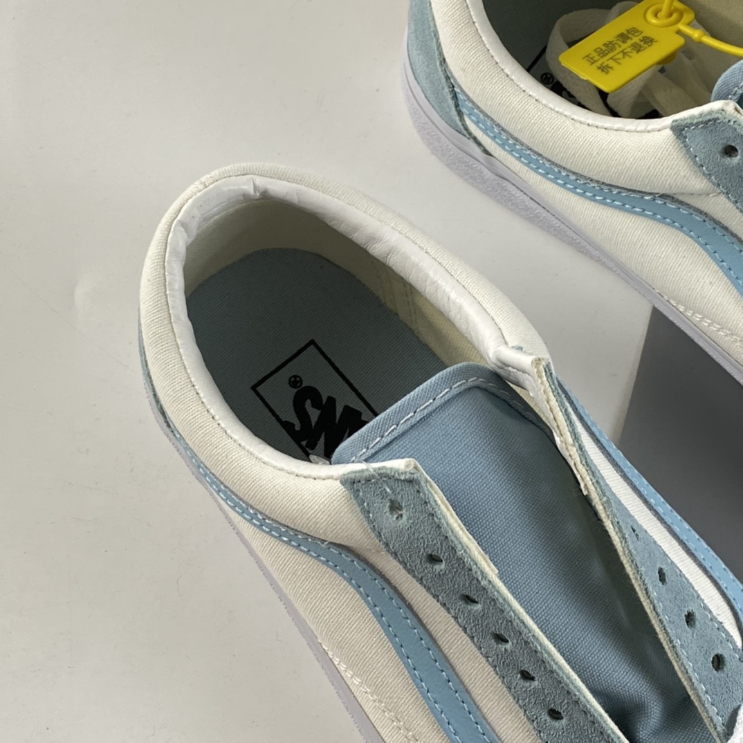 P150  Vans Old Skool 范斯官方奶蓝色橘子汽水低帮帆布鞋 4F69LX