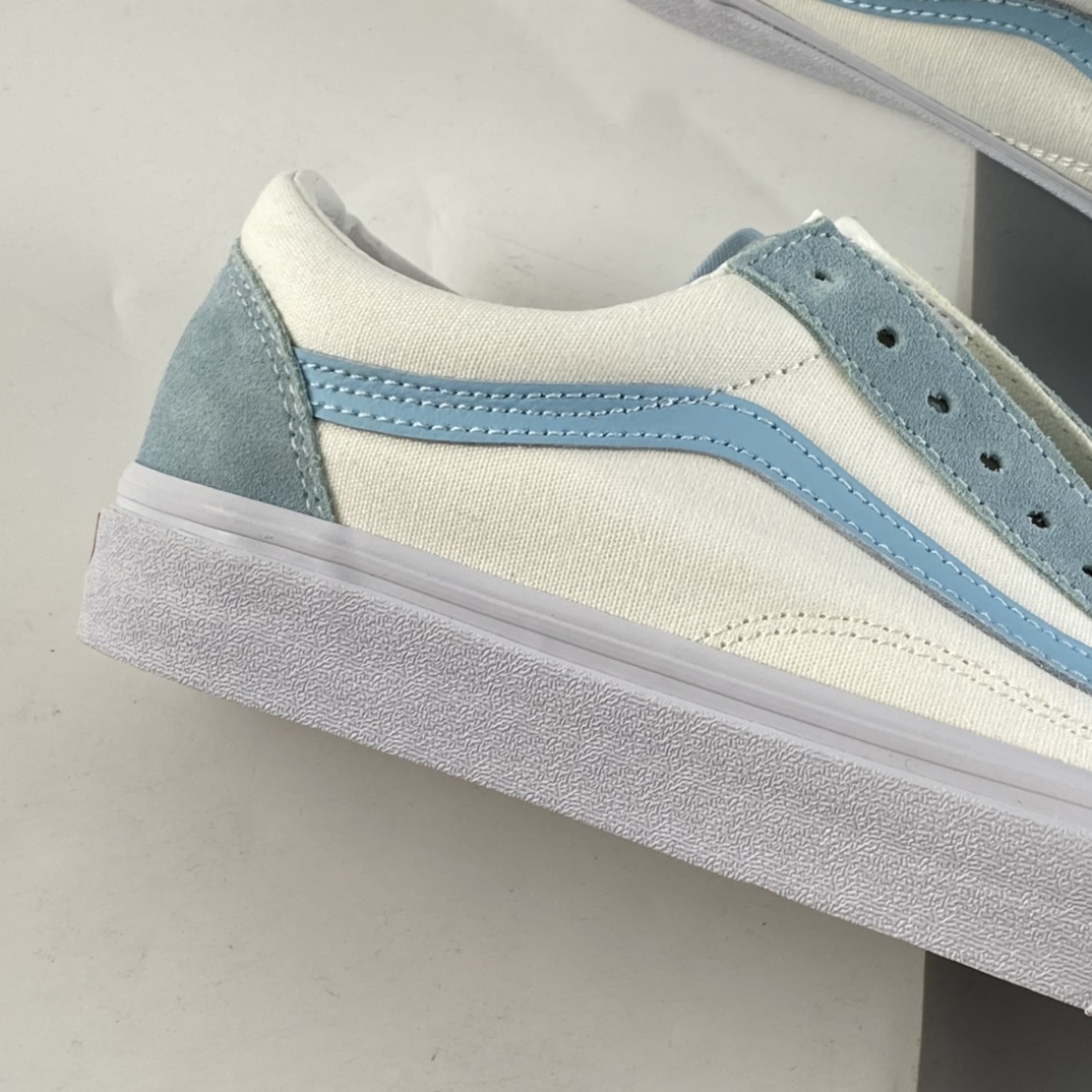 P150  Vans Old Skool 范斯官方奶蓝色橘子汽水低帮帆布鞋 4F69LX