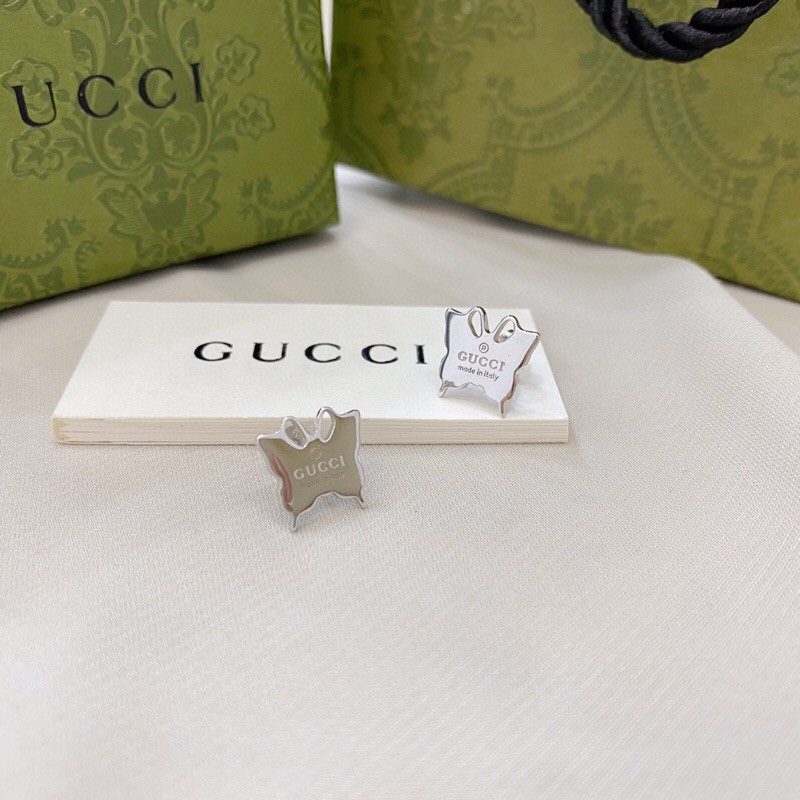 NO:102354,Gucci Gucci 925 sterling silver butterfly stud earrings, Gucci stud earrings, Gucci, Gucci, pure silver19860909Gucci古驰925纯银蝴蝶耳钉,古驰耳钉,gucci,gucci,pure silver,Jewelry