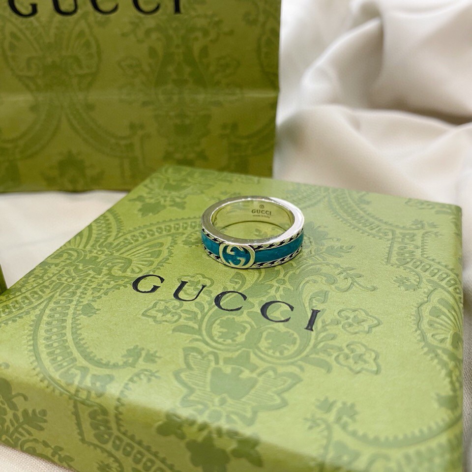 NO:101609,Gucci 925 sterling silver double G gem green enamel ring Size 10# 12# 14# 16# 18# 20# 22#, Gucci ring, gucci, gucci, ring, pure silver19860909Gucci古驰925纯银双G宝石绿色珐琅戒指 尺寸10# 12# 14# 16# 18# 20# 22#,古驰戒指,gucci,gucci,ring,pure silver,Jewelry