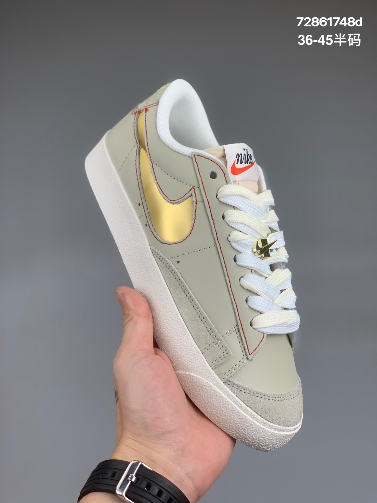 
真标耐克Nike Blazer Low ’1977 VNTG SS经典开拓者低帮百搭休闲运动板鞋，采用环保材料的大底 独特的鞋面连者鞋底印刷，演绎出了这个配色的独特风格，眼前的新设计选用皮质。配出当下流行的阴阳元素。呈现属于现代潮流的美感。货号: DM5451-611 
尺码:36-45半码
编码:72861748d