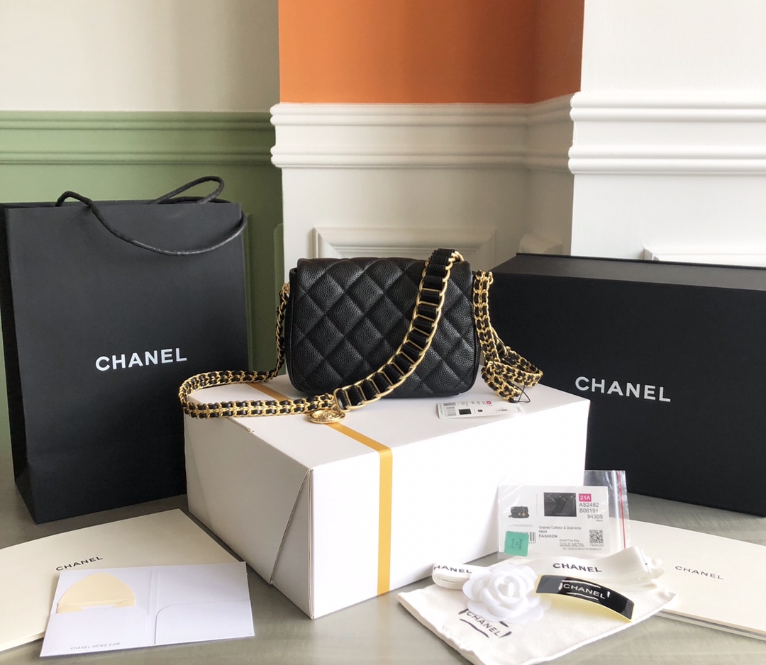 Chanel 2023 Advanced Handmade Gold Coin Bag